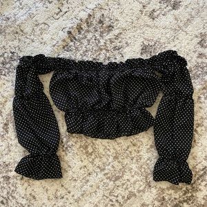 Nastygal Polka Dot Top